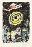 Marc Chagall, Soleil d'hiver, 1974, Farblithographie auf Arches-Velin