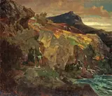 Karl Hagemeister, Felsenschlucht (Pieve di Cadove)