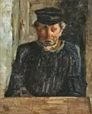 Lesser Ury, Brustbild eines belgischen Arbeiters