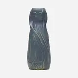 Artus Van Briggle for Van Briggle Pottery, Rare and Early vase with daffodils, 1901