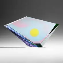Mark Peiser, Soaring from the InnerSpace series, 1987, cast, cut and polished glass