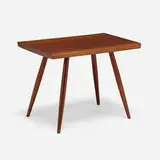 End table by George Nakashima, 1961, cherry, sold May 2022