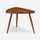 Wohl table by George Nakashima, 1960, American black walnut, sold May 2022
