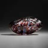 David Schwarz, Untitled from the V-Axis series, 1997, hand-blown, etched, and polished glass