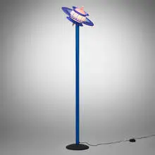 Alessandro Mendini, Aldebaran floor lamp, 1990 / 1993, Murano glass, lacquered steel