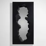 Snarkitecture, Broken Mirror (Black), 2021, lacquered polyurethane, mirrored glass