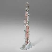 Stephen De Staebler, Figure Column III, 2001, pigmented clay