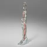 Stephen De Staebler, Figure Column III, 2001, pigmented clay