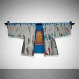 Jon Eric Riis, Kimono, c. 2007, metallic thread, silk