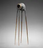 Nacho Carbonell, Time is a Treasure VI (Sculptural Clock), 2013, agate, bronze