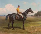 William H. Hopkins, Kilwarlin with Jack Robinson up, oil on canvas