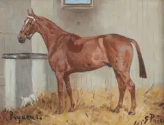 'Pegasus' by George Paice, oil on board, sold May 2017