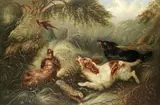 George Armfield, Spaniels putting up a pheasant
