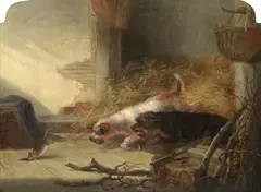 Terriers ratting by Thomas Smythe, oil on canvas, sold May 2017