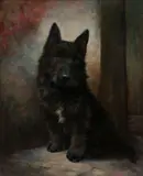 Lilian Cheviot, Scottie, oil on canvas