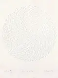 Spirale by Günther Uecker, 1985, Prägedruck auf Velin, sold Jun 2013
