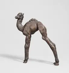 Renée Sintenis, Junges Dromedar, 1927, Bronze, mit dunkelbrauner Patina. Höhe: 14 cm (5 ½ in.)