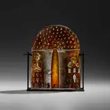 Bertil Vallien, Portal IV, c. 2010, cast glass, applied glass, enameled metal