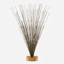 Rare spray sculpture by Paul Evans and Phillip Lloyd Powell, c. 1965, copper, gilt walnut, sold May 2022
