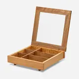 Mira mirror box by George Nakashima, 1986, Persian walnut, mirror, sold May 2022