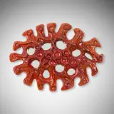 Juliette Derel, Wall mirror, c. 1955, glazed stoneware, mirrored glass