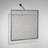 François Morellet, 4 trames de grillages 0°, 22°5, 45°, 67°5, 1965, chrome-plated steel