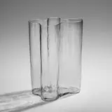 Savoy vase, model 3031 by Alvar Aalto, wooden mold-blown glass, sold Jun 2025