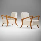 Gio Ponti, Armchairs, pair