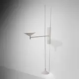 Elaine Lustig Cohen, Unique wall lamp, c. 1956, painted steel