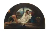 Sir Joseph Noel Paton Rsa, The Entombment, oil on board