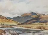 Charles Oppenheimer Rsa Rsw, On Speyside, watercolour