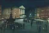 Rsw Hans Hansen, Piccadilly Circus, watercolour