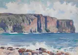 Stanley Cursiter Cbe Rsa Rsw, Raekirck, Hoy, Orkney, watercolour