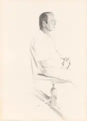 Mo McDermott by David Hockney, 1976, Lithografie auf Velin, sold Nov 2022