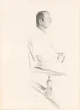 Mo McDermott by David Hockney, 1976, Lithografie auf Velin, sold Nov 2022