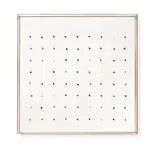 Sérvulo Esmeraldo, EXCITABLE (E7144), 1971, Karton und Faden auf Papier, montiert auf Holzplatte, im Acrylglaskasten