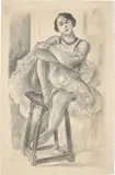 La Danseuse au tabouret by Henri Matisse, 1927, Lithografie auf Velin, sold Nov 2024