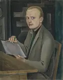 August Heitmüller, Künstlerbildnis, 1926, Öl auf Leinwand