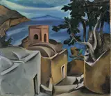 Rudolf Jacobi, Sta. Margherita, 1925, Öl auf Leinwand