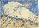 Christian Rohlfs, Wolken auf Bergesgipfel