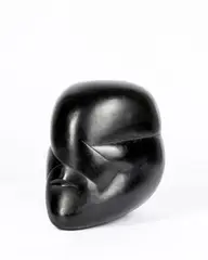 Hede Bühl, Kopf, 1977, Bronze mit schwarzer Patina