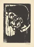 Emil Nolde, Dr. S (Sauerlandt), 1913, Holzschnitt auf festem Papier
