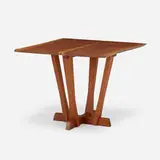 Special Bryfogel table by Mira Nakashima, 2008, cherry, laurel, sold May 2022