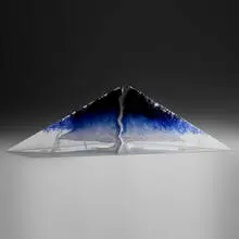 Colin Reid, Untitled (Pyramid), 1993, cast and polished optical glass