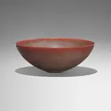 Gertrud and Otto Natzler, Rare and Large bowl