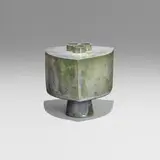 Otto Natzler, Triangular form with three pipes on a conical base