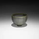 Gertrud and Otto Natzler, Round bowl with fingermarks