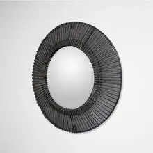 Mathieu Matégot, Wall mirror, 1952, enameled metal, mirrored glass
