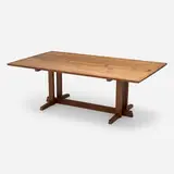 Frenchman's Cove II dining table by George Nakashima, 1978, American black walnut, rosewood, sold Jun 2025