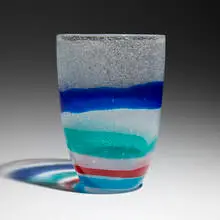 Gino Cenedese, Pulegoso vase, c. 1960, internally-decorated pulegoso glass
